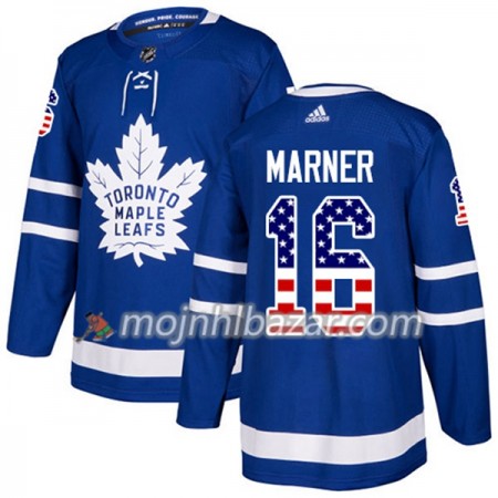 Dresovi Toronto Maple Leafs Mitchell Marner 16 Adidas 2017-2018 Plava USA Flag Fashion Authentic - Muške Dresovi Toronto Maple Leafs Mitchell Marner 16 Adidas 2017-2018 Plava USA Flag Fashion Authentic - Muške